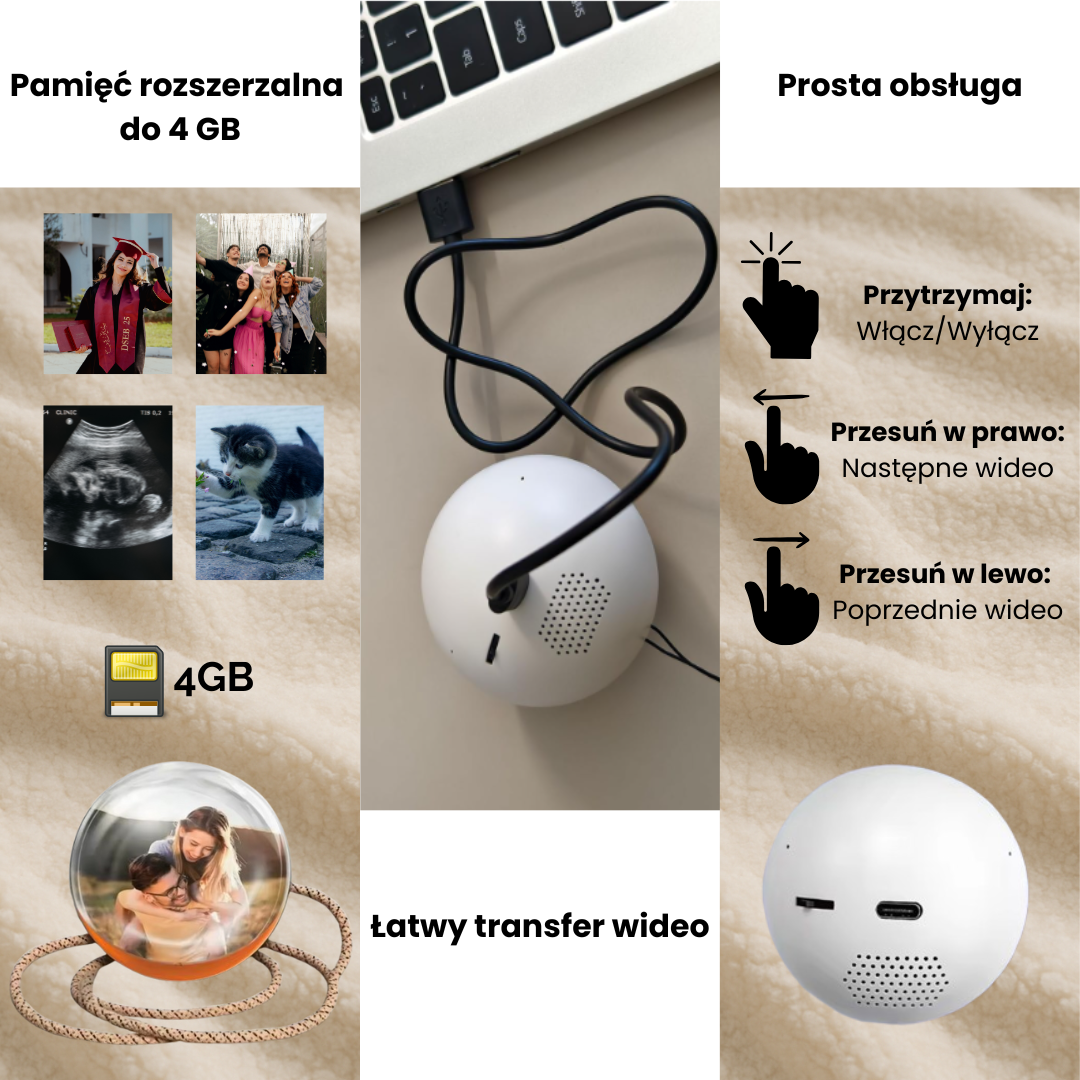 Personalizowana kula wideo